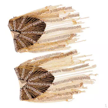 звезда Кисточка Цепочка на плечо серебряный