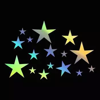 Звезда красочная наклейка на автомобиль бампер окна кузова украшения для грузовика мотоцикл шлем автомобиль аксессуары