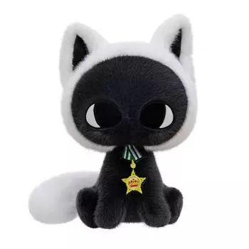 Звезда Луна Медаль Кот Мягкая Игрушка Кукла Мультяшная Кошка Кукла One Size