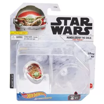 Звезда Мандалорец 2021 Mattel Hot Wheels Diecast Starships 1 Pack The Child Groogoo STAR THE MANDALORIAN MATTEL STARSHIPS THE CHILD Vehicle Drama