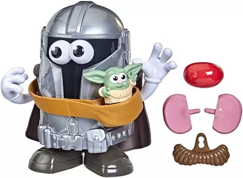 Звезда Мандалорец Картофельная Голова Игрушка Фигурка Ямдалорец Малыш ЗВЕЗДНЫЕ ВОЙНЫ МАНДАЛОРИЦЫ 2022 ИГРУШКА КАРТОФЕЛЬНАЯ ГОЛОВА Ямдалорец и Малыш Фильм Звезда SW