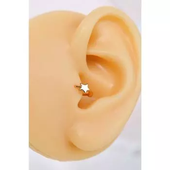 Звезда Модель Кольцо Пирсинг Серьга Хряща Козелка Спирали