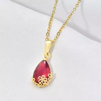 Звезда Ожерелье Капля Воды Женское Дворцовое Ретро Персонализированная Инкрустированная Кристаллами Подвеска Цепочка для Ключицы Ювелирные Изделия