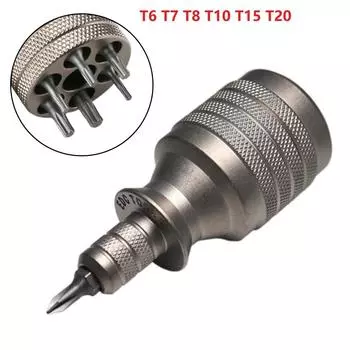 Звездчатая отвертка из алюминиевого сплава, бытовая магнитная