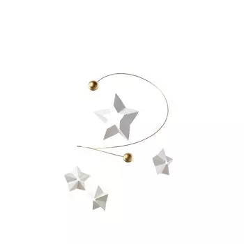 Звездная ночь 4 Мобиль с 4 подвесными звездами f163a см Ручная работа, Дания, Flensted - - 25.4 -