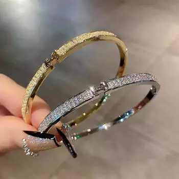 Звездное небо мода Парижский мост браслет женский циркон комплект легкий роскошный модный браслет 17CM