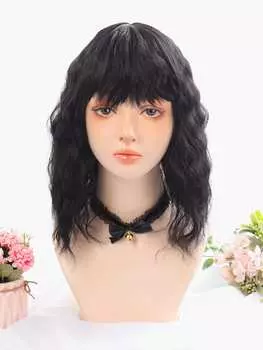 Звездное небо Сеть Черный Водяная рябь Завитой Лента для волос Сменный Блок 14inch