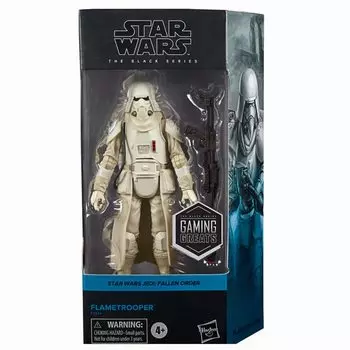 Звездные войны Black Series GameStop Limited 6-дюймовая фигурка Fallen Flame Trooper STAR WARS 2021 THE BLACK SERIES GAMING GREATS 6-дюймовая фигурка чёрный