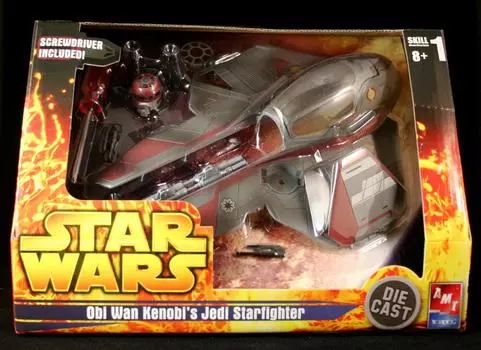 Звездные войны Die Cast Model Kit Оби-Ван Джедай Starfighter Kenobi s