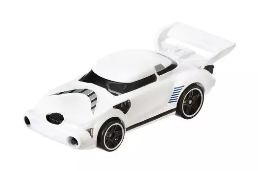 Звездные войны Hot Wheels Diecast Character Car StormtrooperSTAR WARS HOT WHEELS DIECAST CHARACTER CAR STORMTROOPER