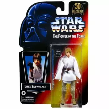 Звездные войны Lucasfilm 50th Anniversary Black Series of the Package 6-дюймовая фигурка Люк Скайуокер ЗВЕЗДНЫЕ ВОЙНЫ 2021 ЧЕРНАЯ СЕРИЯ POWER OF THE FORCE чёрный