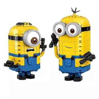 Звездные войны Ребенок Йода Миньоны Строительный блок Детские игрушки Развивающие Minions
