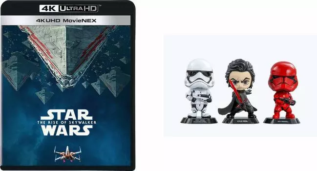 Звездные войны: Скайуокер. Восход 4K UHD MovieNEX Оригинальная коллаборация HOTTOYS ULTRA HD 3D Цифровая копия MovieNEX (с Cosbaby) [4K + + Blu-ray + +