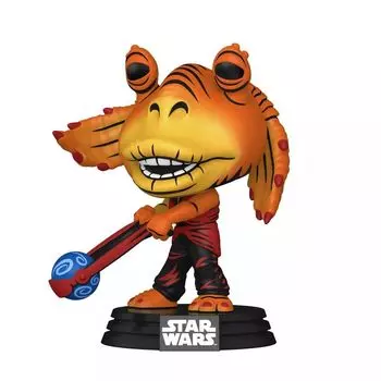 Звездные войны Скрытая угроза 25-я годовщина Jar Jar ретро фигурка Funko Star Wars EP1 Скрытая угроза AnniversaryPM 25th Jar Jar BINKS Funko EP1/The