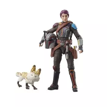 Винтажная коллекция Star Wars Sabine Star Ahsoka Deluxe Фигурка Ленгрен, Wars Collector s 3.75 коричневый