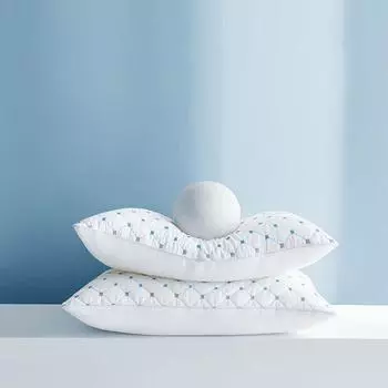 Звездный отель, бархатная подушка с перьями, моющаяся подушка, подушка с вышивкой, волокно, мягкая подушка 48*74