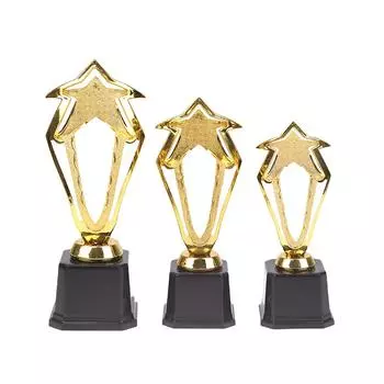 Звездный пластиковый золотой приз, студенческий приз, золотой кубок, кубок для победителей, призовой кубок для взрослых и детей A1