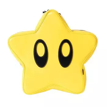 Звездный рюкзак ярко-желтый милый стильный школьный рюкзак водонепроницаемый большой емкости из искусственной кожи