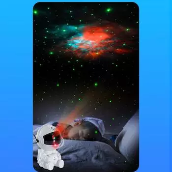 Звездный свет астронавта Красочный проекционный свет Светодиодный лазерный звездный свет Светодиодный проектор для спальни
