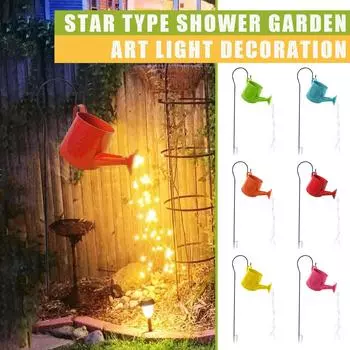 Звездный тип Садовый художественный светильник для украшения сада на открытом воздухе синий
