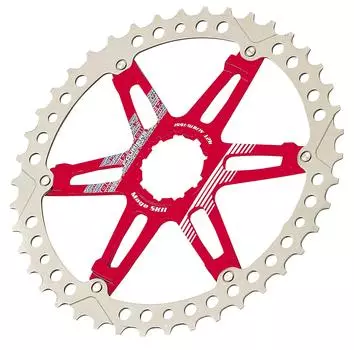 Звездочка Fouriers MTB DX008-SK2 красная/42T(10600053) красный