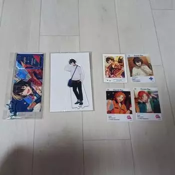 Звезды ансамбля Ansta Jungstar Ritz Pasha Pashots Plain Clothes Acrylic Stand Key Ring