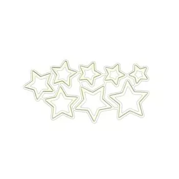 Звезды Металлические Штампы Трафарет Скрапбукинг DIY Альбом Штамп Бумага Карточка