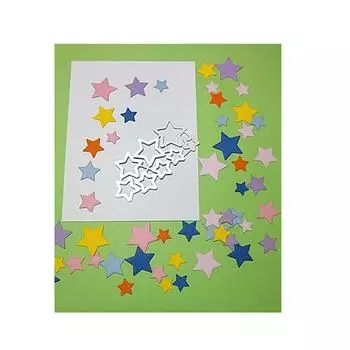 Звезды Металлические Штампы Трафарет Скрапбукинг DIY Альбом Штамп Бумага Карточка для Поздравительных Открыток Ручной Работы Тиснение Декор