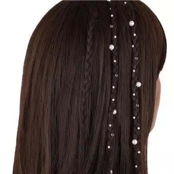 Звезды Заколки Плетеные Волосы Цепочка Дреды Украшения Цепочка Элегантные Длинные Кисточки Шпилька Девушка 1