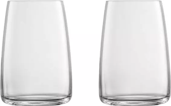 ZWIESEL GLAS M122425 Tumbler, Break-Resistant, Vivid Sense Sensor, For Water, Mineral Water, Soft Drinks, All-Round Tumblers, Set of 2, Machine Made