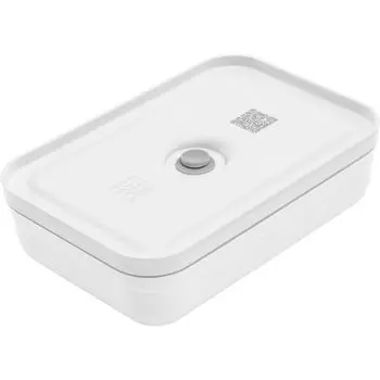 Zwilling Henckels Save Flat Lunch Box L Vacuum Lunch Box Пластиковый герметичный контейнер для хранения Japanese Fresh Save JA. «Свежий и размер» [Авторизованный белый