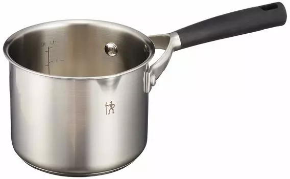 Zwilling Henckels Япония полированный стиль Базовый молочник 14 см нержавеющая сталь One Hand горшок IH совместимый японский серебристый JA. HI 1.5L [Авторизованный серебряный