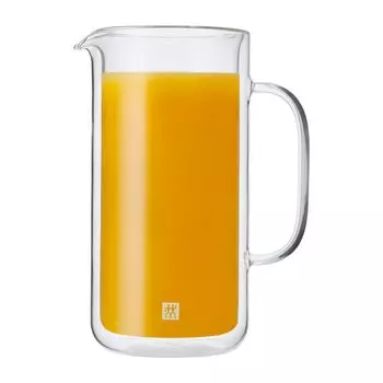 ZWILLING Henckels Япония ZWILLING Графин из стекла с настенным креплением Холодный нагрев Двойной кувшин Графин Подходит для микроволновой печи Японский JA. Утеплитель Двойной 800 мл ,