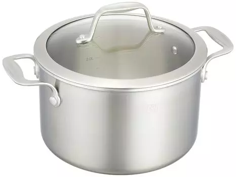 ZWILLING Henckels Япония ZWILLING Кастрюля для бульона 20 см Глубокая нержавеющая конструкция на стекле IH 10 лет официальной гарантии JA. Горшок Spirit 4.0L , двуручный
