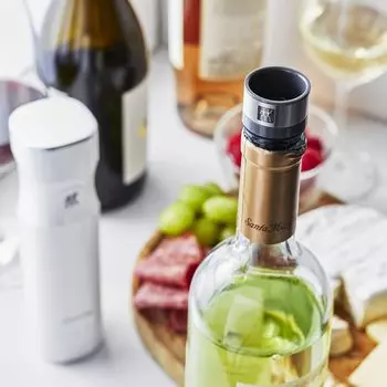 ZWILLING Henckels ZWILLING Save Wine Sealer Set of Vacuum Preservation Stopper Stopper Japanese Fresh Save JA. Fresh & 3 Антиоксидант [Авторизованный серебряный