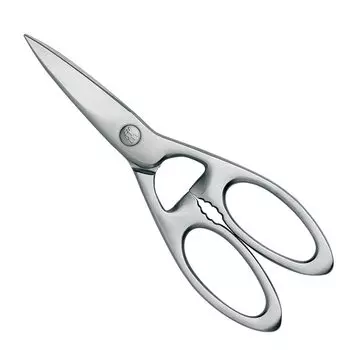ZWILLING Henckels ZWILLING Select Кухонные ножницы полностью из нержавеющей стали, кованые, японские, JA. Twin Satin [Авторизованный продукт] 41470-000 серебряный