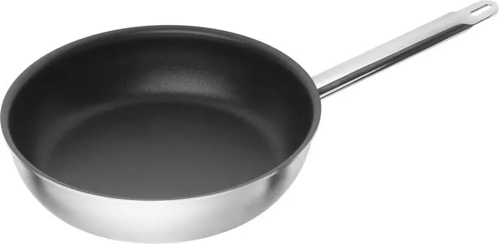 ZWILLING Professional Non-Stick Frying Pan 3PLY 28cm Stainless Steel 3-Ply Bottom, Induction Compatible [Official Japanese Product] Z1006-113 серебряный