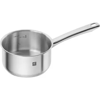 ZWILLING Saucepan pot Stainless steel bottom structure Compatible with IH Japanese Flow 16cm One-handed 3-layer 1.5L [Authorized product] 71025-160 серебряный