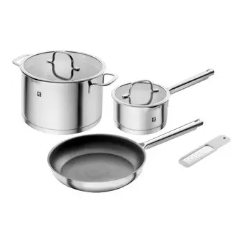 ZWILLING True Flow кастрюли и сковороды набор из 4 предметов 18/10 JA SST ZWILLING Henckels D2312 серебряный