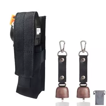 Звонок для медведя с функцией бесшумной работы Спрей-отпугиватель медведей Специальный чехол-кобура Чехол для мобильного телефона Чехол для хранения на открытом воздухе Только звонок для медведя Звонок-напоминание для медведя