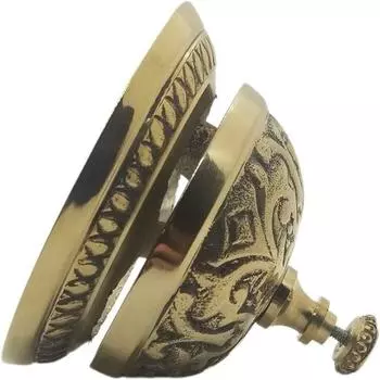 Звонок для справочной службы из цельной латуни в викторианском стиле