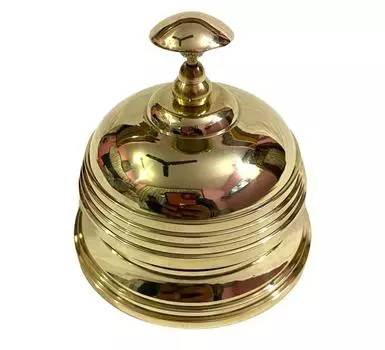 Звонок на стойку отеля из цельной латуни, звонок для вызова офицера, изысканный звонок на стойку отеля, звонок на стол, звонок для обслуживания отелей
