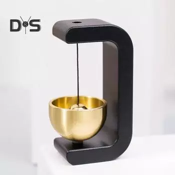 Звонок владельца магазина для открывания двери, магнитный дверной звонок с чистым звуком, деревянный дверной звонок, ветряная музыка, украшение для холодильника, крыльца, садового декора серебряный