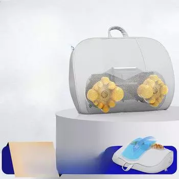 Звук встряхивания популярен для массажной подушки шейного отдела позвоночника, инструмент для массажа плеч и шеи, подушка для талии, подогрев спины, бытовой массажер для шеи