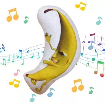 Звукоиздание банановый плюшевый брелок-подвеска забавный поющий банановый декор портативный мягкий полипропиленовый хлопок кукла автомобильные аксессуары для одноклассников девочек и мальчиков Banana