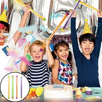 Звукоиздающая игрушка Стон Пердеж Звук Гладкий красочный трубочный шум Забавная звуковая игрушка-трубка