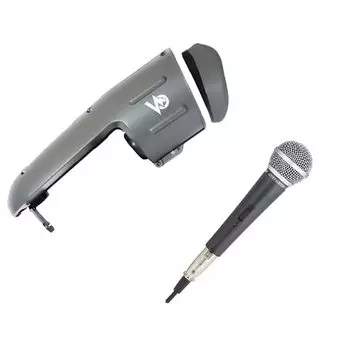 Звукоизолированный микрофонный комплект для удобного использования в помещении, который можно использовать для звукоизоляции вокала, караоке + рука, -28 дБ! Voicease, Япония,