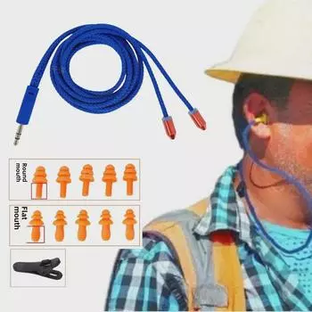 Звуконепроницаемые наушники Bluetooth для охраны труда: Мощные басы, невидимые беруши для работы и прослушивания музыки