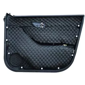 Звукопоглощающая волновая хлопковая автомобильная самоклеящаяся звукоизоляционная хлопковая обшивка всего автомобиля, листовая пластина, инструмент для шумоподавления дверей чёрный