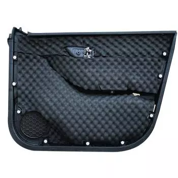 Звукопоглощающая волновая хлопковая автомобильная самоклеящаяся звукоизоляционная хлопковая обшивка всего автомобиля, листовая пластина, инструмент для шумоподавления дверей чёрный